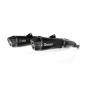 BLACK EDITION silenciosos Slip-on. Homologado Negro Akrapovic S-B16SO3HRAATBL