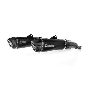 BLACK EDITION silenciosos Slip-on. Homologado Negro Akrapovic S-B16SO3HRAATBL