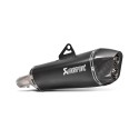BLACK EDITION silenciosos Slip-on doble salida. Homologado Negro Akrapovic S-B8SO6-HZAABL
