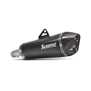BLACK EDITION silenciosos Slip-on doble salida. Homologado Negro Akrapovic S-B8SO6-HZAABL