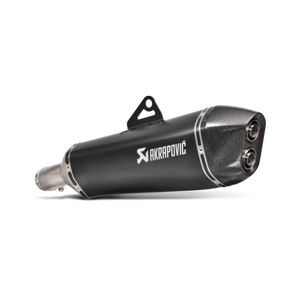 BLACK EDITION silenciosos Slip-on doble salida. Homologado Negro Akrapovic S-B8SO6-HZAABL