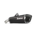 BLACK EDITION silenciosos Slip-on doble salida. Homologado Negro Akrapovic S-B8SO7-HZAABL