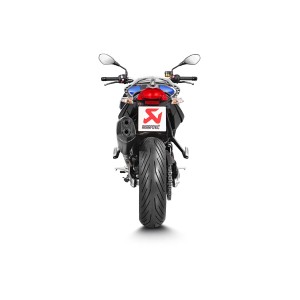 BLACK EDITION silenciosos Slip-on doble salida. Homologado Negro Akrapovic S-B8SO7-HZAABL