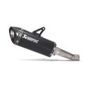 BLACK EDITION silenciosos Slip-on. No homologado Negro Akrapovic S-D12SO8-RTBL
