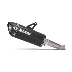 BLACK EDITION silenciosos Slip-on. No homologado Negro Akrapovic S-D12SO8-RTBL