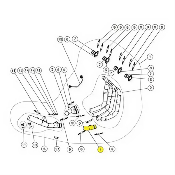 Colectores  Akrapovic C-S10R8R