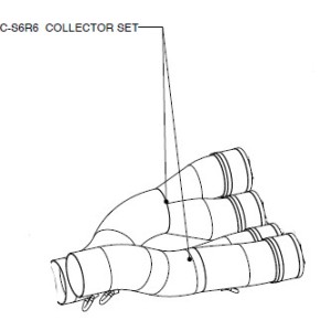 Colectores  Akrapovic C-S6R6