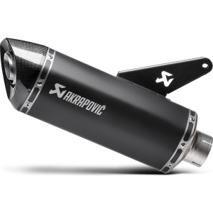 BLACK EDITION silenciosos Slip-on. Homologado Negro Akrapovic S-D8SO2-HRBL