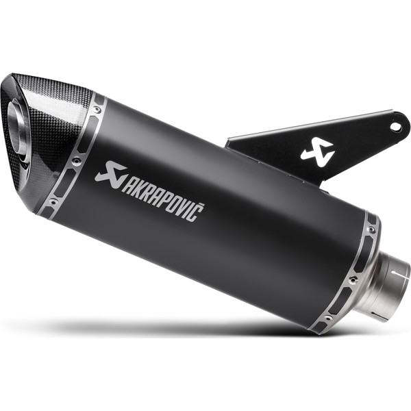 BLACK EDITION silenciosos Slip-on. Homologado Negro Akrapovic S-D8SO2-HRBL