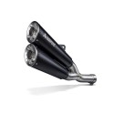 BLACK EDITION silenciosos Slip-on. No homologado Negro Akrapovic S-D8SO6-ISSSBL