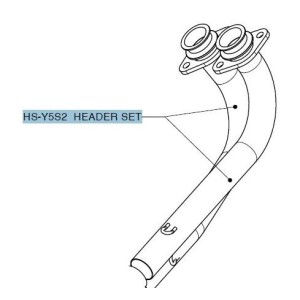 Colectores  Akrapovic HS-Y5S2