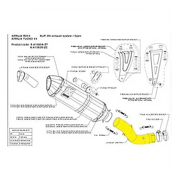 Caña titanio  Akrapovic L-A10SO6T