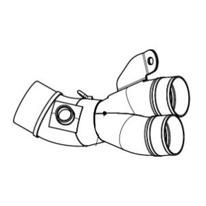 Caña titanio  Akrapovic L-H10E11