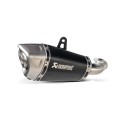 BLACK EDITION silenciosos Slip-on. No homologado Negro Akrapovic S-H125SO4ASZTBL