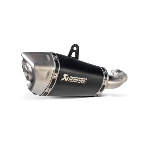 BLACK EDITION silenciosos Slip-on. No homologado Negro Akrapovic S-H125SO4ASZTBL