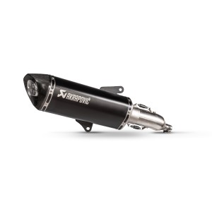 BLACK EDITION silenciosos Slip-on. Homologado Negro Akrapovic S-H3SO8-HRSSBL