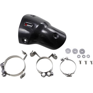 Protector térmico de carbono con tornillos  Akrapovic P-HSB10R8-1