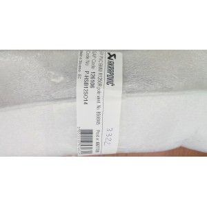 Tapa de válvula exup de PVC  Akrapovic P-HSB12SO14