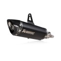 BLACK EDITION silenciosos Slip-on. Homologado Negro Akrapovic S-IT125SO1HRTBL