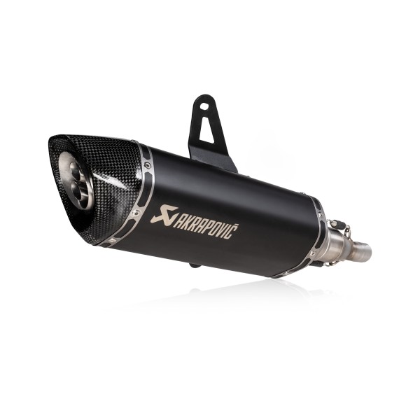 BLACK EDITION silenciosos Slip-on. Homologado Negro Akrapovic S-IT125SO1HRTBL
