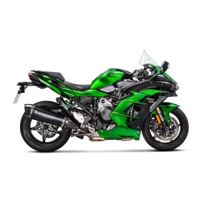 BLACK EDITION silenciosos Slip-on. Homologado Negro Akrapovic S-K10SO21HRAABL