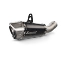 BLACK EDITION silenciosos Slip-on. No homologado Negro Akrapovic S-K10SO28ASZTBL