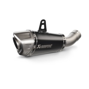 BLACK EDITION silenciosos Slip-on. No homologado Negro Akrapovic S-K10SO28ASZTBL