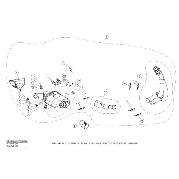 Escapes completos Racing. Homologado  Akrapovic S-K6R12-HEGEHT