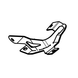 Soporte de acero inoxidable  Akrapovic P-X256