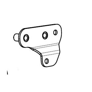 Soporte de silencioso  Akrapovic P-X260