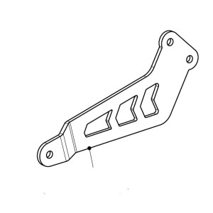 Soporte de aluminio  Akrapovic P-X268