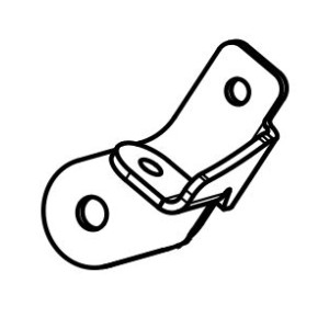 Soporte de acero inoxidable  Akrapovic P-X291