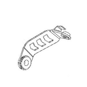 Soporte de acero inoxidable  Akrapovic P-X329