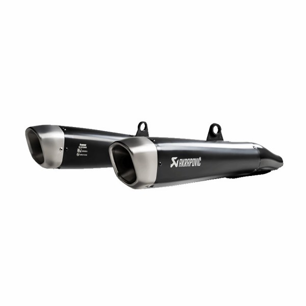 BLACK EDITION silenciosos Slip-on. Homologado Negro Akrapovic S-T9SO2-HCQTBL