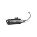 BLACK EDITION Escape completo Racing. Homologado Negro Akrapovic S-VE125R2-HZBL