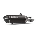 BLACK EDITION silenciosos Slip-on. Homologado Negro Akrapovic S-VE125SO1-HZBL