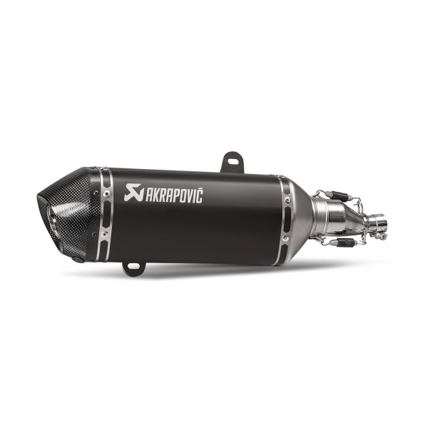 BLACK EDITION silenciosos Slip-on. Homologado Negro Akrapovic S-VE125SO2-HZBL