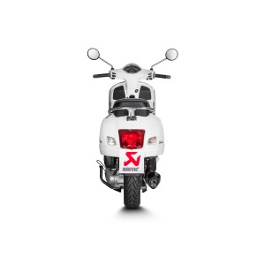 BLACK EDITION silenciosos Slip-on. Homologado Negro Akrapovic S-VE125SO2-HZBL