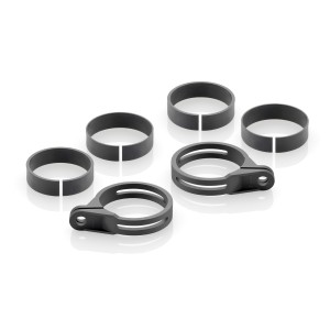 Kit de montaje de intermitentes delanteros / Adaptadores de intermitentes delanteros (Ø 48-55) Rizoma FR244B