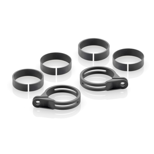 Kit de montaje de intermitentes delanteros / Adaptadores de intermitentes delanteros (Ø 48-55) Rizoma FR244B