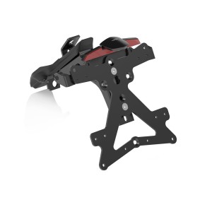 Kit Portamátricula Fox (para escape Termignoni® sub colin) / Kit Portamátricula Fox Rizoma PT539B