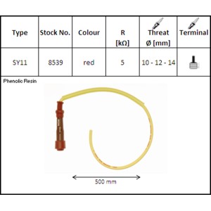 Pipa de Bujía NGK SY11