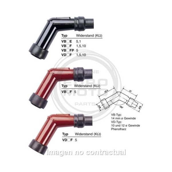 Pipa de Bujía NGK VD05F
