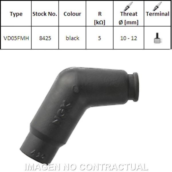 Pipa Bujía NGK VD05FMH