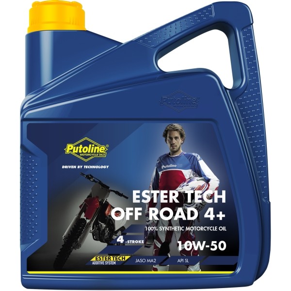 GARRAFA PUTOLINE ESTER TECH OFF ROAD 4+ 10W-50 4 L