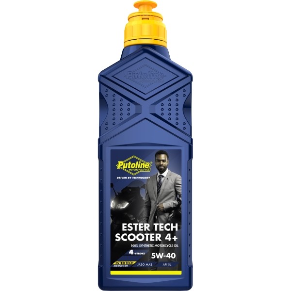 BOTELLA PUTOLINE ESTER TECH SCOOTER 4+ 5W-40 1 L