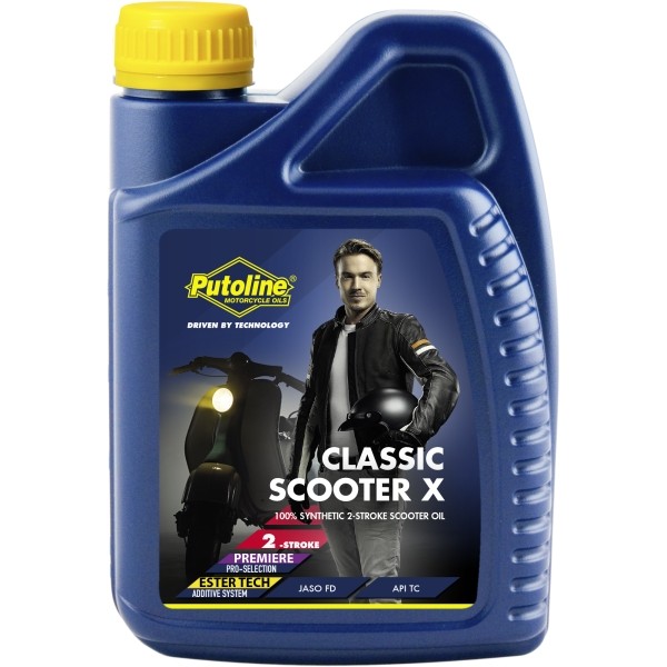 BOTELLA PUTOLINE CLASSIC SCOOTER-X 2T 1 L