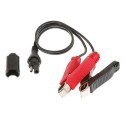 Conector cargador Optimate con pinzas O04