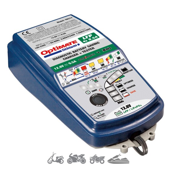Cargador de baterías Optimate Lithium 9.5 TM-274