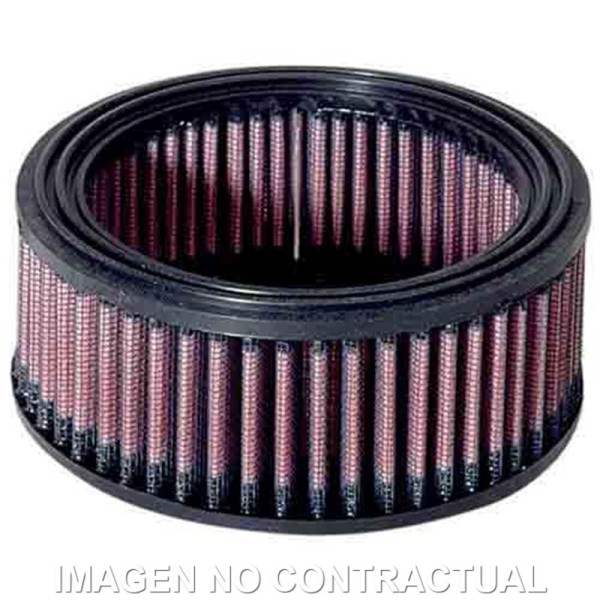 Filtro aire K&N redondo D. Int. 103mm D. Ext. 135mm